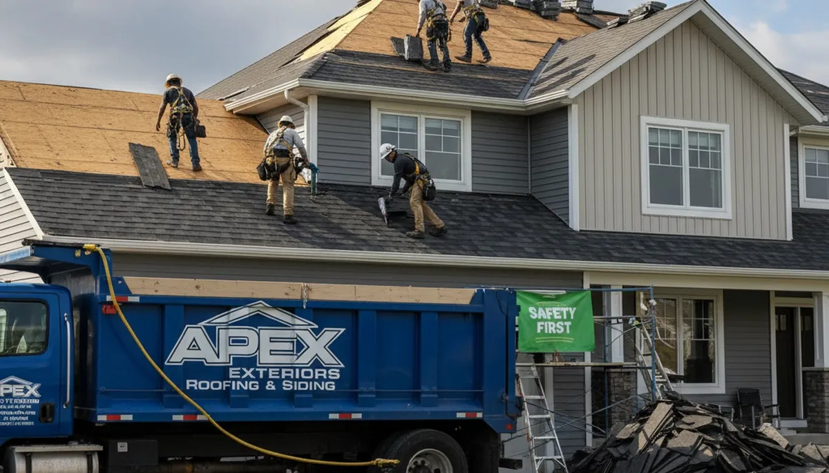 Professional roof replacement and vinyl siding repair in Tulsa, OK homes by Next Level Exteriors