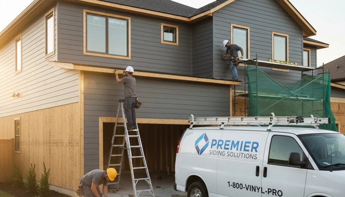 Professional vinyl siding installation on Tulsa OK home exterior by Next Level Exteriors