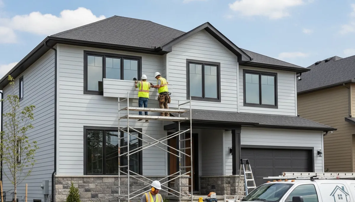 Professional vinyl siding installation on Tulsa OK home exterior by Next Level Exteriors