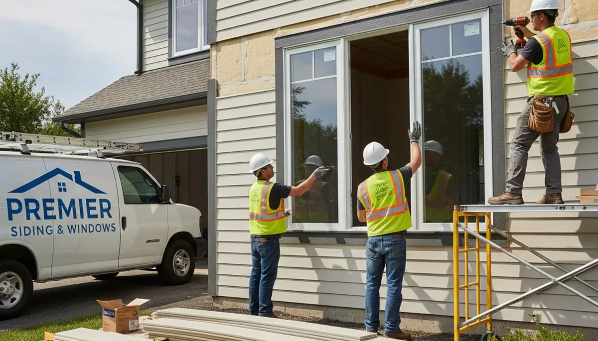 Professional window installation and vinyl siding upgrade in Tulsa, OK by Next Level Exteriors